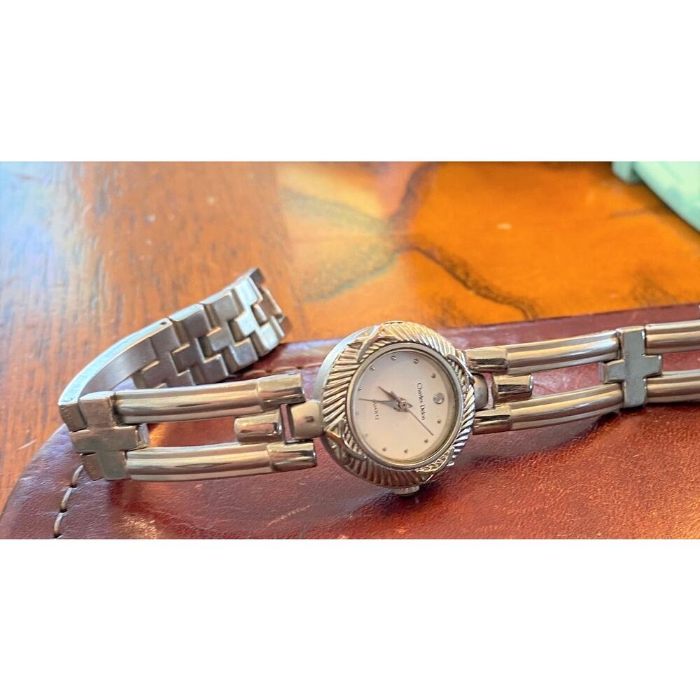 Women's Charles Delon Silver Tone Bracelet Watch, Water Resistant